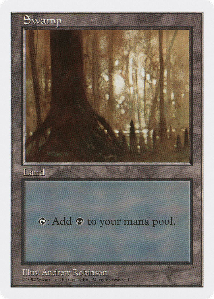 Swamp (5ED-441) [Fifth Edition] MTG Single Wizards of the Coast