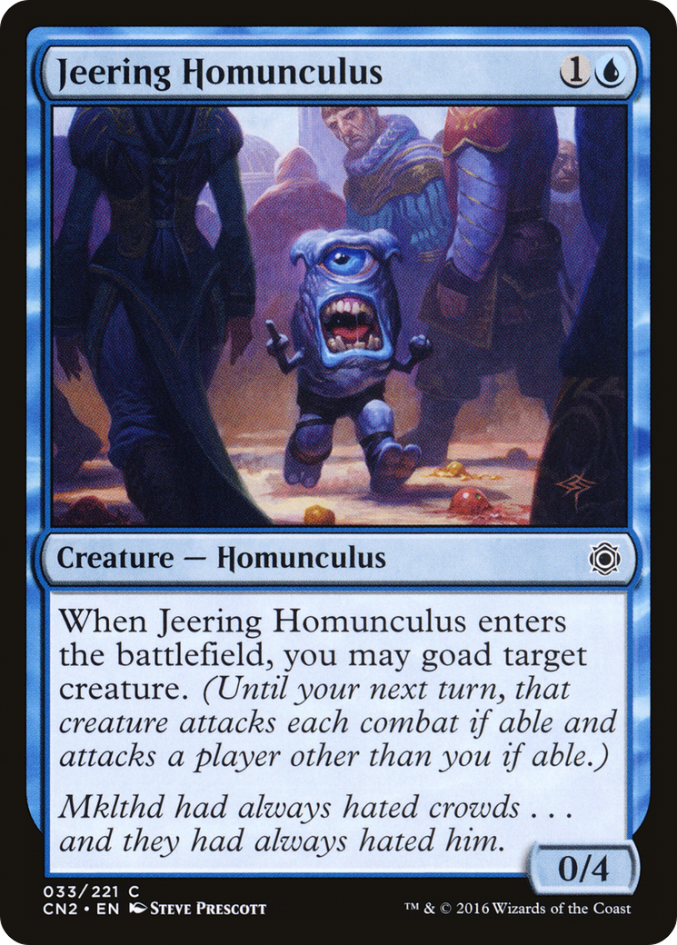 Jeering Homunculus (CN2-033) [Conspiracy: Take the Crown] MTG Single Wizards of the Coast