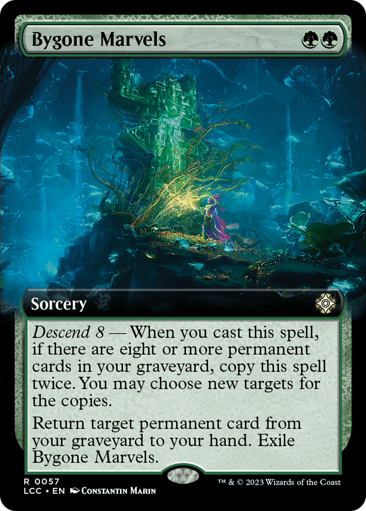 Bygone Marvels (LCC-057) [The Lost Caverns of Ixalan Commander] (Extended Art) MTG Single Wizards of the Coast