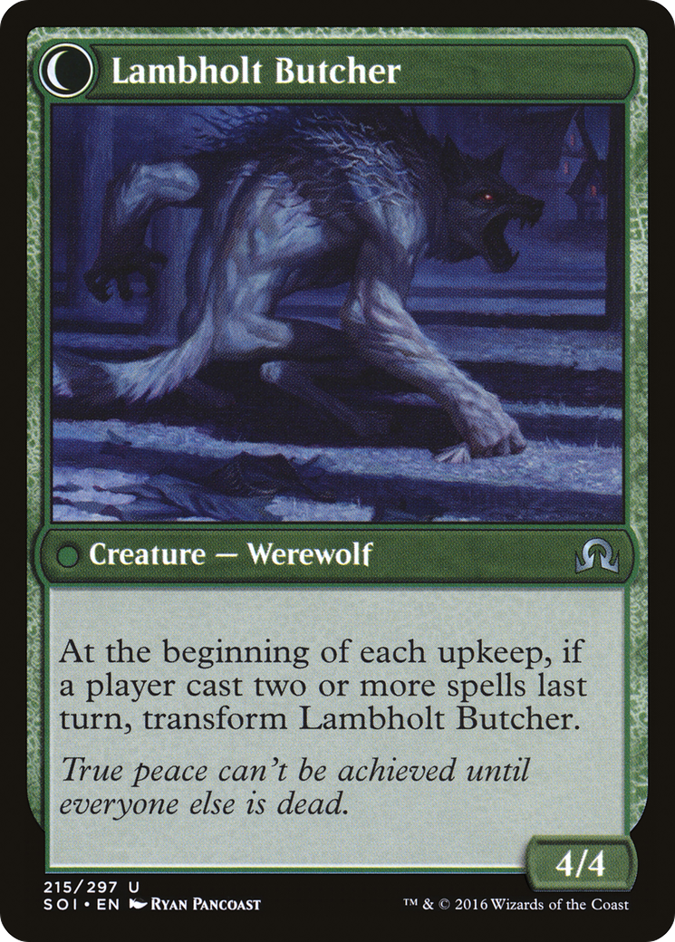 Lambholt Pacifist (SOI-215) [Shadows over Innistrad] Foil MTG Single Wizards of the Coast