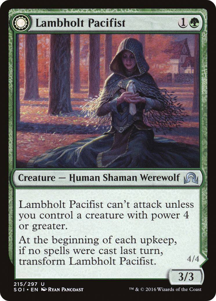 Lambholt Pacifist (SOI-215) [Shadows over Innistrad] MTG Single Wizards of the Coast