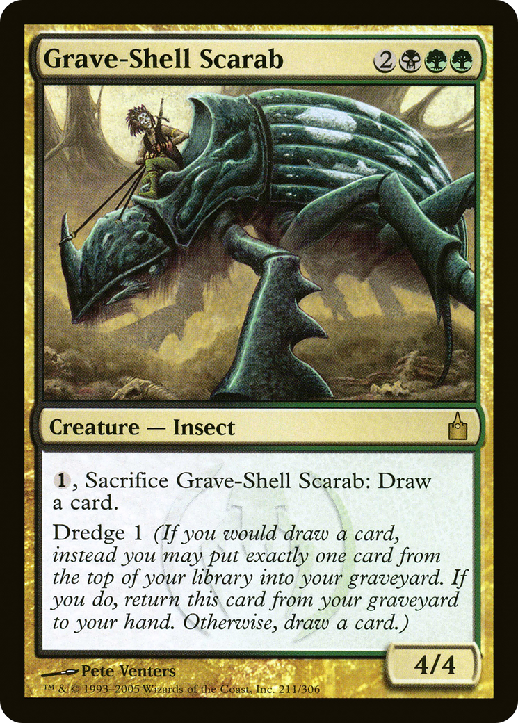 Grave-Shell Scarab (RAV-211) [Ravnica: City of Guilds] MTG Single Wizards of the Coast