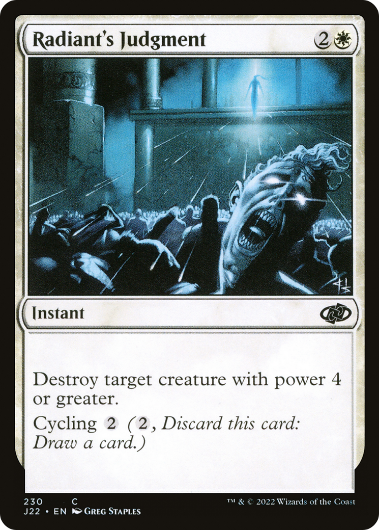 Radiant's Judgment (J22-230) [Jumpstart 2022] MTG Single Wizards of the Coast