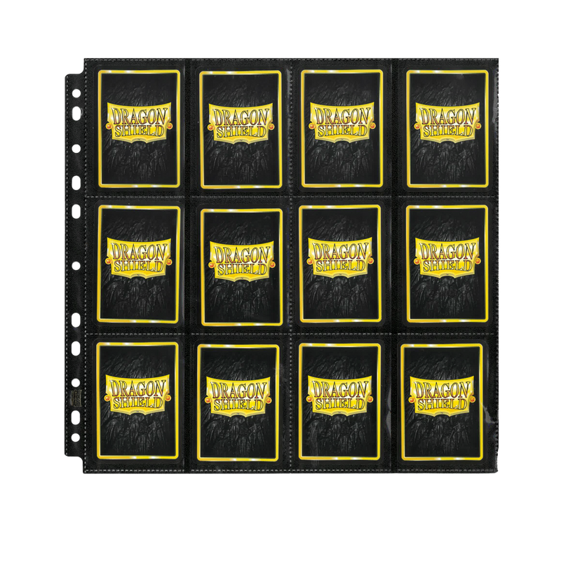 Dragon Shield: Binder Pages - 24-Pocket Sideloaded Non-Glare 50Ct Binders & Pages Dragon Shield