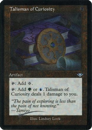 Talisman of Curiosity (Foil Etched) (MH1-035) [Modern Horizons] Foil MTG Single Modern Horizons