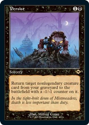 Persist (Foil Etched) (MH2-400) [Modern Horizons 2] Foil MTG Single Wizards of the Coast