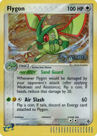 Flygon - 15/97 (Pokemon League) [Winner] () Holofoil [Promos: League & Championship Cards] Pokemon Single Pokémon