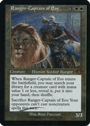Ranger-Captain of Eos (Foil Etched) (MH1-005) [Modern Horizons] Foil MTG Single Modern Horizons