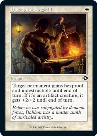 Blacksmith's Skill (Foil Etched) (MH2-381) [Modern Horizons 2] Foil MTG Single Wizards of the Coast