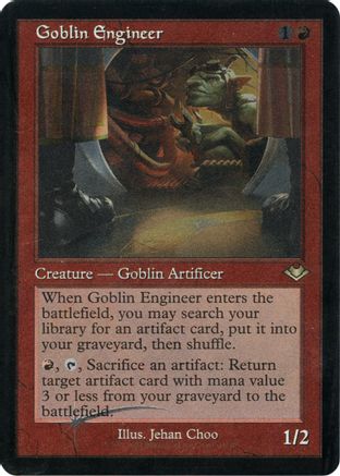 Goblin Engineer (Foil Etched) (MH1-016) [Modern Horizons] Foil MTG Single Modern Horizons