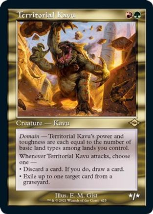 Territorial Kavu (Foil Etched) (MH2-425) [Modern Horizons 2] Foil