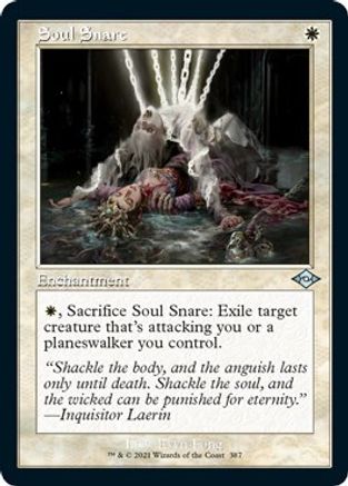 Soul Snare (Foil Etched) (MH2-387) [Modern Horizons 2] Foil MTG Single Wizards of the Coast