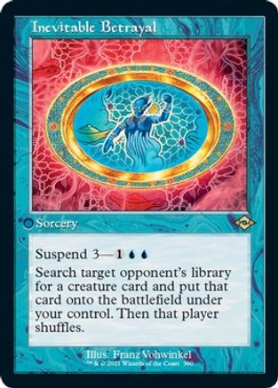 Inevitable Betrayal (Foil Etched) (MH2-390) [Modern Horizons 2] Foil MTG Single Wizards of the Coast