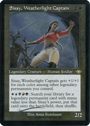 Sisay, Weatherlight Captain (Foil Etched) (MH1-006) [Modern Horizons] Foil MTG Single Modern Horizons