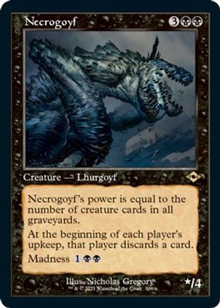 Necrogoyf (Foil Etched) (MH2-398) [Modern Horizons 2] Foil MTG Single Wizards of the Coast