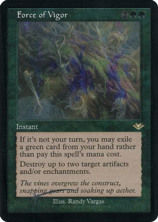 Force of Vigor (Foil Etched) (MH1-021) [Modern Horizons] Foil MTG Single Modern Horizons
