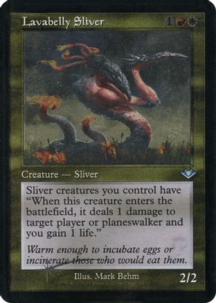 Lavabelly Sliver (Foil Etched) (MH1-029) [Modern Horizons] Foil MTG Single Modern Horizons
