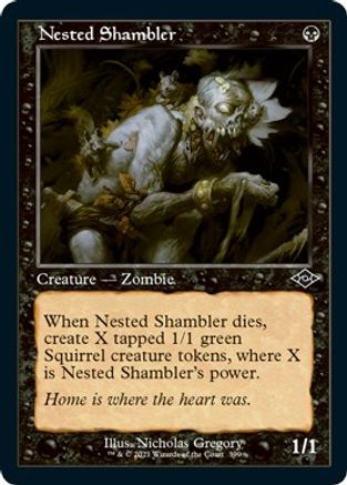 Nested Shambler (Foil Etched) (MH2-399) [Modern Horizons 2] Foil MTG Single Wizards of the Coast