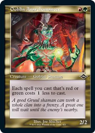 Goblin Anarchomancer (Foil Etched) (MH2-421) [Modern Horizons 2] Foil MTG Single Wizards of the Coast