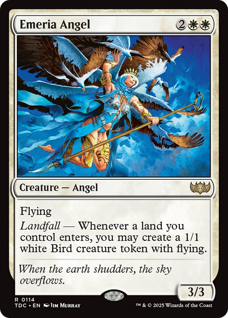 Emeria Angel (TDC-114) [Commander: Tarkir: Dragonstorm] MTG Single Wizards of the Coast