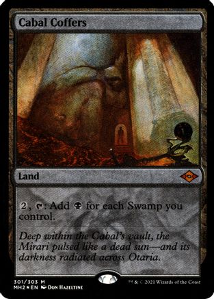 Cabal Coffers (Foil Etched) (MH2-301) [Modern Horizons 2] Foil MTG Single Wizards of the Coast