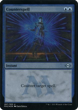Counterspell (Foil Etched) (MH2-267) [Modern Horizons 2] Foil MTG Single Wizards of the Coast