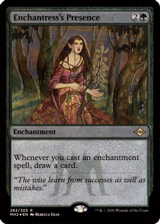 Enchantress's Presence (Foil Etched) (MH2-283) [Modern Horizons 2] Foil MTG Single Wizards of the Coast