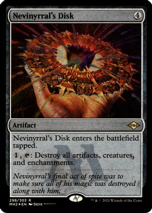 Nevinyrral's Disk (Foil Etched) (MH2-298) [Modern Horizons 2] Foil MTG Single Wizards of the Coast