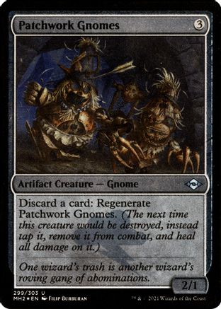 Patchwork Gnomes (Foil Etched) (MH2-299) [Modern Horizons 2] Foil MTG Single Wizards of the Coast