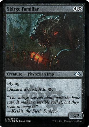 Skirge Familiar (Foil Etched) (MH2-276) [Modern Horizons 2] Foil MTG Single Wizards of the Coast