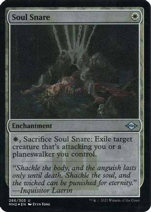 Soul Snare (Foil Etched) (MH2-266) [Modern Horizons 2] Foil MTG Single Wizards of the Coast