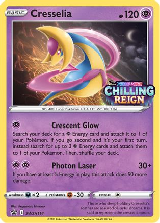 Cresselia - SWSH114 (Prerelease) (SWSH114/307) Holofoil [Promos: SWSH Promo Cards] Pokemon Single Pokémon