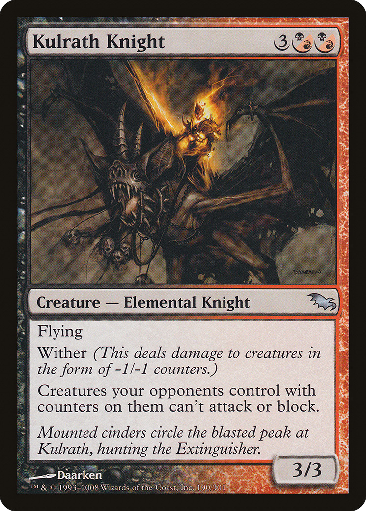 Kulrath Knight (SHM-190) [Shadowmoor] MTG Single Wizards of the Coast