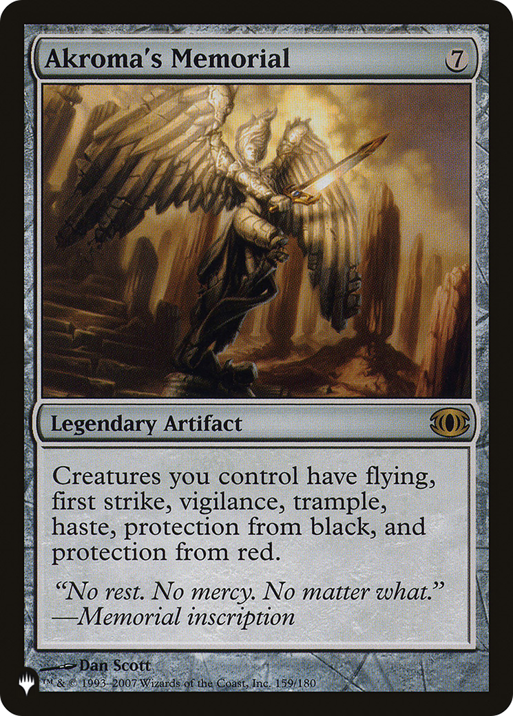 Akroma's Memorial (LIST-FUT-159) [The List] MTG Single Magic: The Gathering