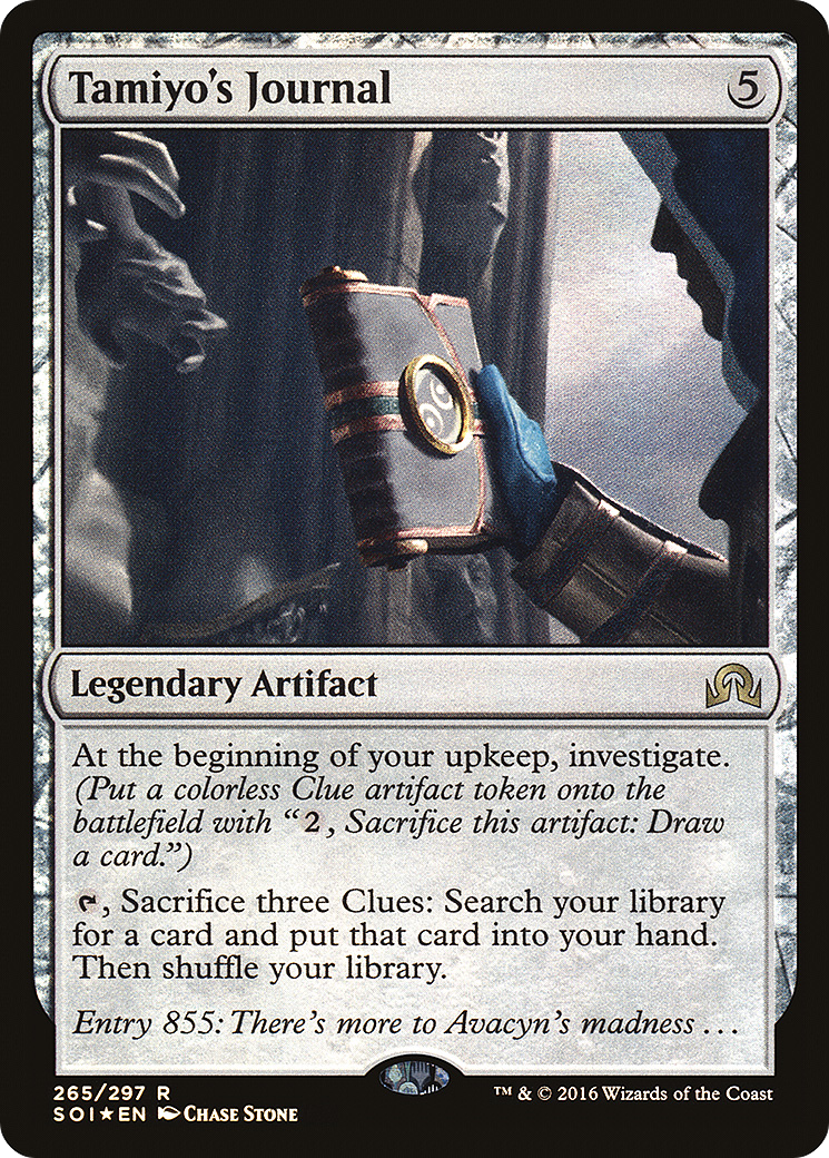Tamiyo's Journal (Entry 855) (SOI-265) [Shadows over Innistrad] Foil MTG Single Wizards of the Coast