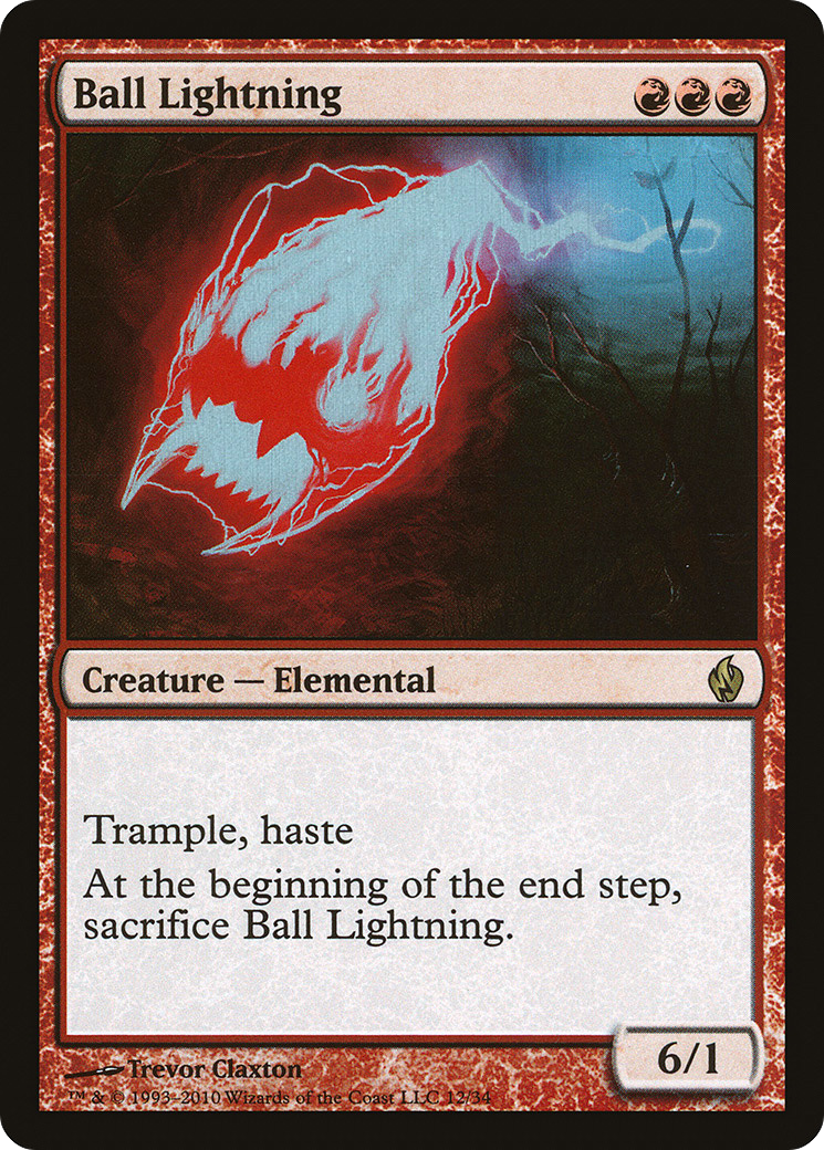 Ball Lightning (PD2-012) [Misc] Premium Deck Series: Fire and Lightning Foil MTG Single Wizards of the Coast