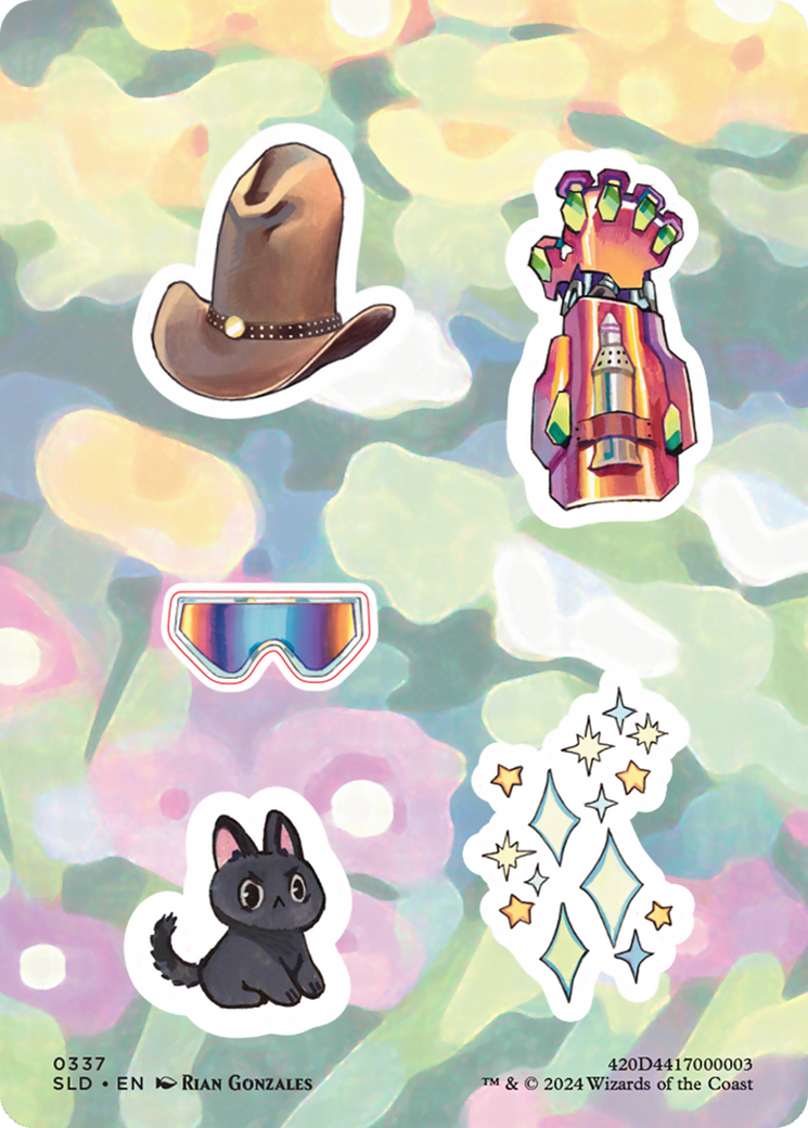Sticker sheet (SLD-337) [Secret Lair] Drop MTG Single Wizards of the Coast