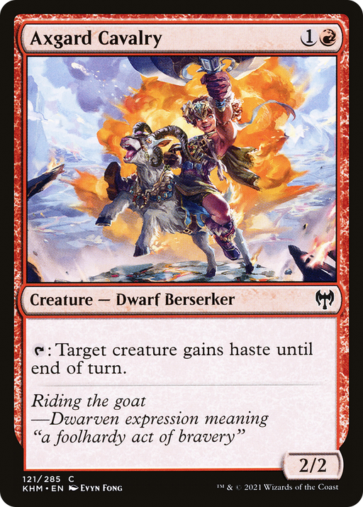 Axgard Cavalry (KHM-121) [Kaldheim] MTG Single Wizards of the Coast