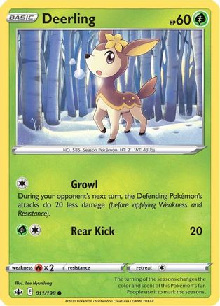 Deerling (11/198) [SWSH: Chilling Reign] Pokemon Single Pokémon