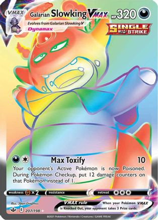 Galarian Slowking VMAX (Secret) (/198) Holofoil [SWSH: Chilling Reign] Pokemon Single Pokémon