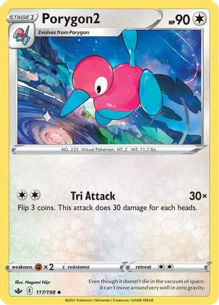 Porygon2 (117/198) [SWSH: Chilling Reign] Pokemon Single Pokémon