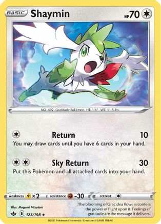 Shaymin (123/198) Reverse Holofoil [SWSH: Chilling Reign] Pokemon Single Pokémon