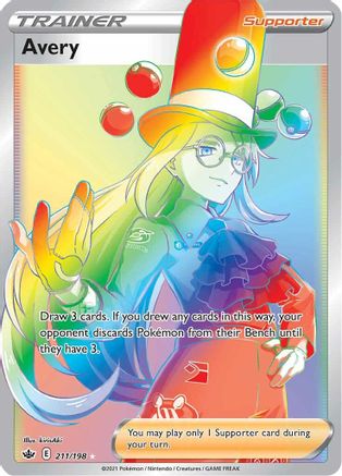 Avery (Secret) (/198) Holofoil [SWSH: Chilling Reign] Pokemon Single Pokémon