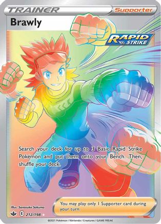 Brawly (Secret) (/198) Holofoil [SWSH: Chilling Reign] Pokemon Single Pokémon