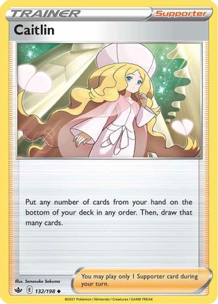 Caitlin (132/198) [SWSH: Chilling Reign] Pokemon Single Pokémon