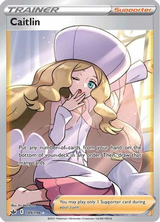 Caitlin (Full Art) (189/198) Holofoil [SWSH: Chilling Reign] Pokemon Single Pokémon
