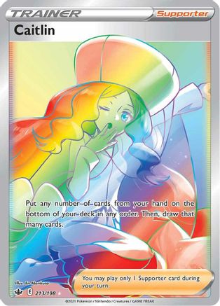 Caitlin (Secret) (213/198) Holofoil [SWSH: Chilling Reign] Pokemon Single Pokémon