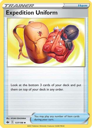 Expedition Uniform (137/198) [SWSH: Chilling Reign] Pokemon Single Pokémon