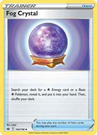 Fog Crystal (140/198) Reverse Holofoil [SWSH: Chilling Reign] Pokemon Single Pokémon