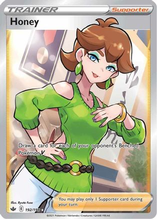 Honey (Full Art) (192/198) Holofoil [SWSH: Chilling Reign] Pokemon Single Pokémon